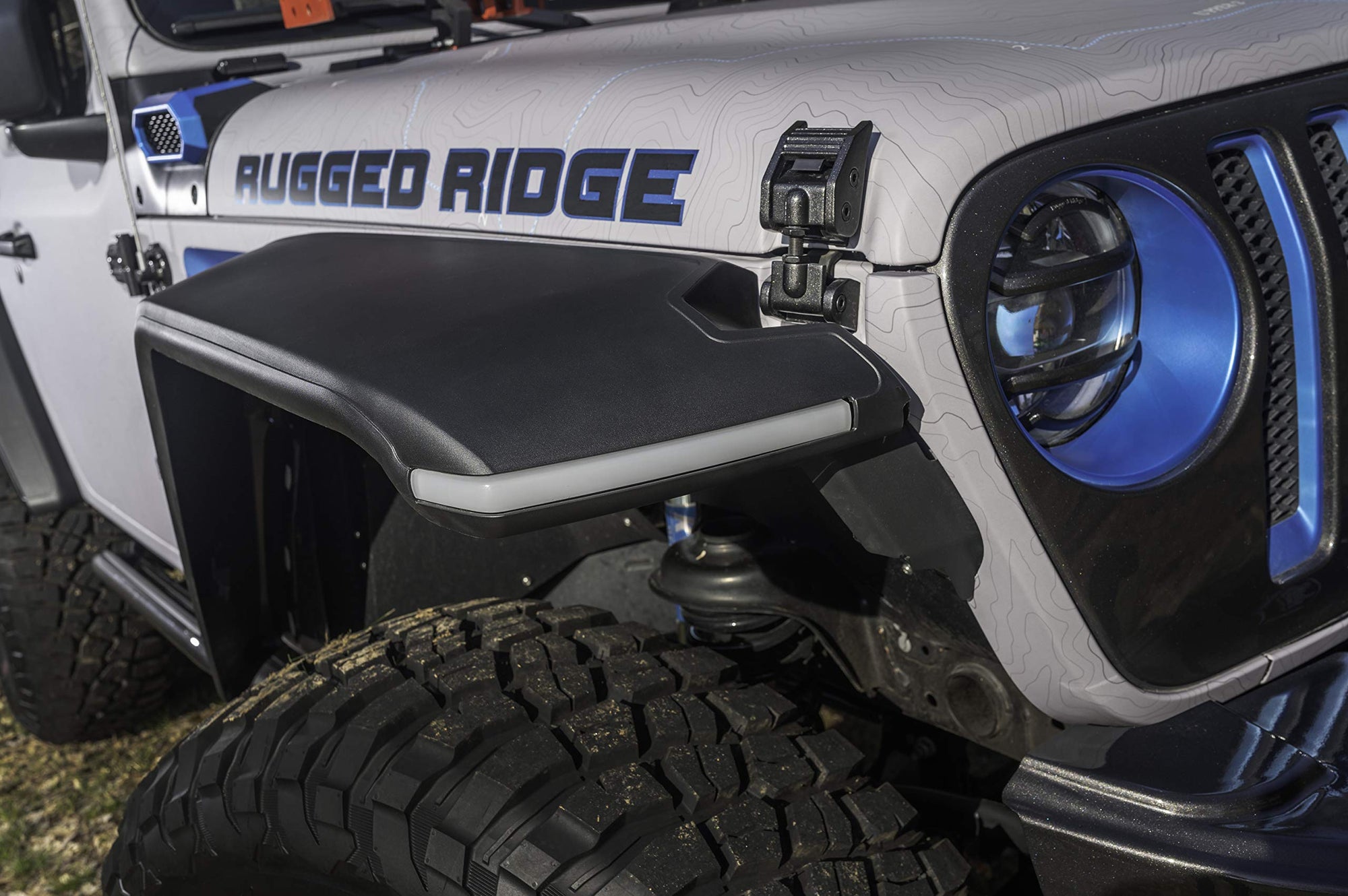 Max Terrain Rugged Ridge Fender Flares for Jeep Wrangler JL | Front & Rear Set | 11640.51 | Fits 2018-2025 Jeep Wrangler JL