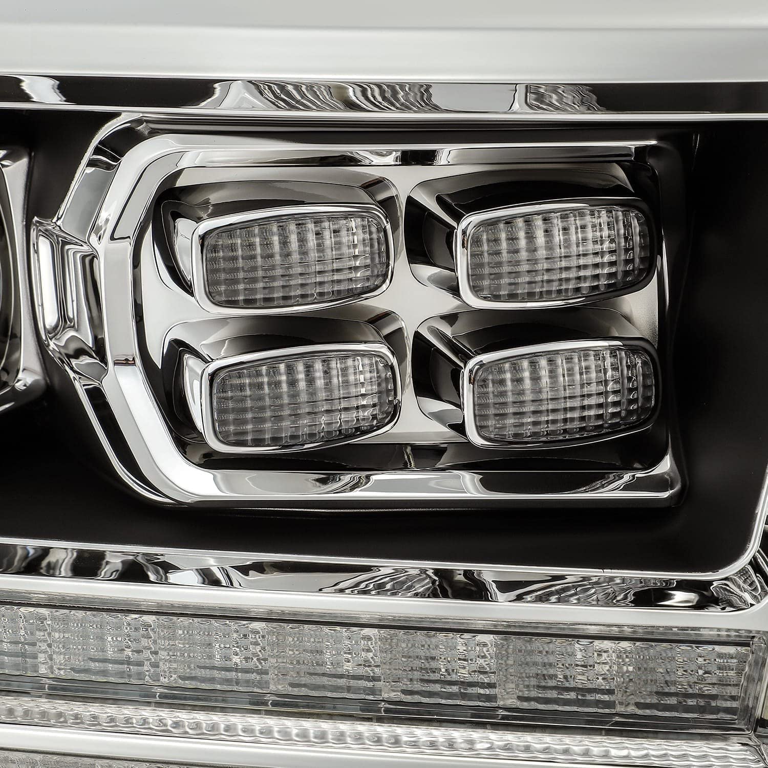 880526 AlphaRex USA Projector LED Headlights fits Dodge Ram 2500