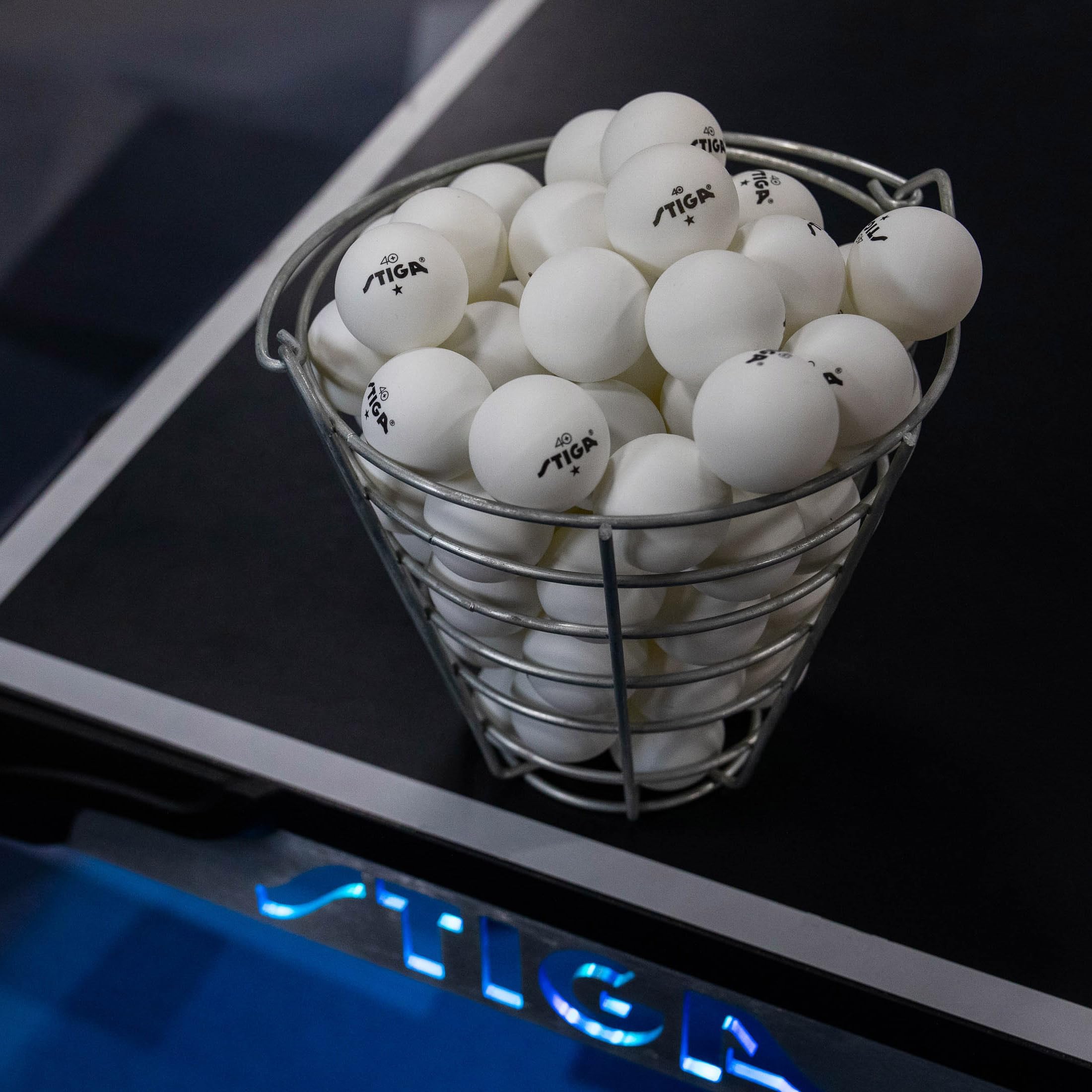 46pk STIGA Ping Pong Balls – White 1-Star Table Tennis Balls, Official Size 40mm ABS Balls, Ultimate Durability for Indoor/Outdoor Ping Pong Tables