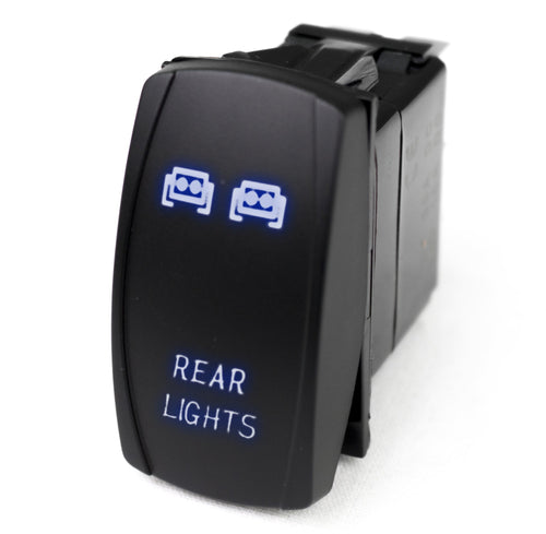 RACESPORT RSLJ60B Race Sport LT LED Rocker Switch w/Blue LED Radiance
