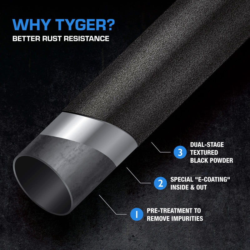 Running Board Tyger Auto Lander Compatible with 2019-2026 Ford Ranger | Supercrew Cab | TG-LD2F60358 | Drop Step Side Step Rail Nerf Bars
