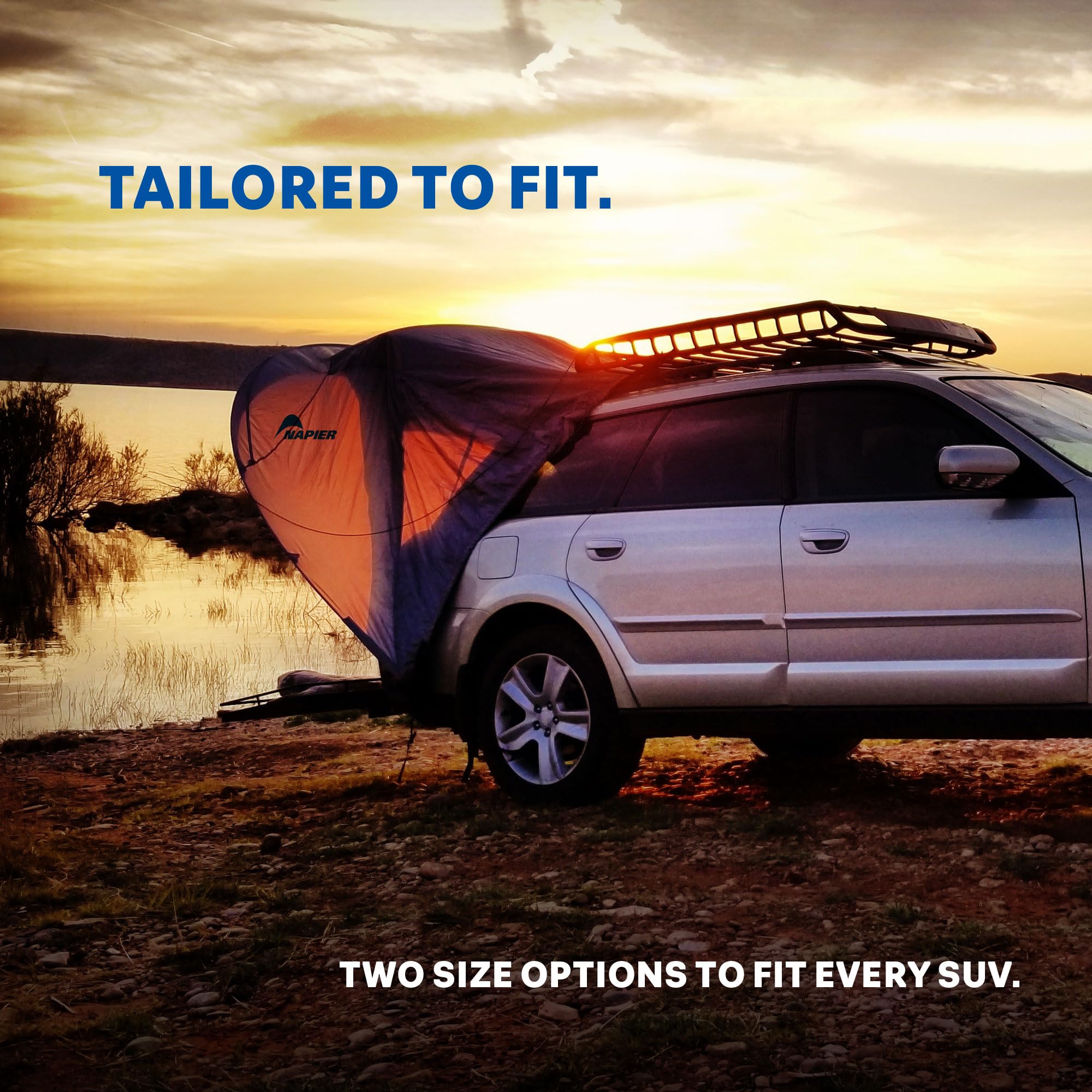 Sportz Cove Napier | Fits Small to Large SUVs | Easy 5-Minute Setup | Sun Protection & Privacy Shelter for Camping, Tailgating, Road Trips