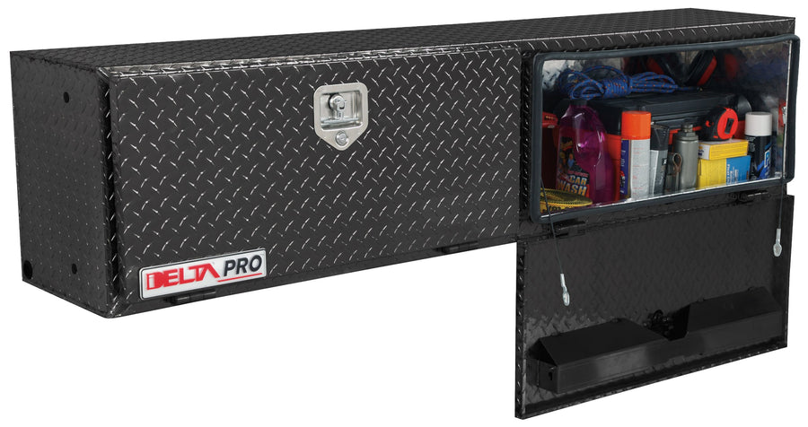 88" Long Delta Pro Black Aluminum Topsides Truck Box