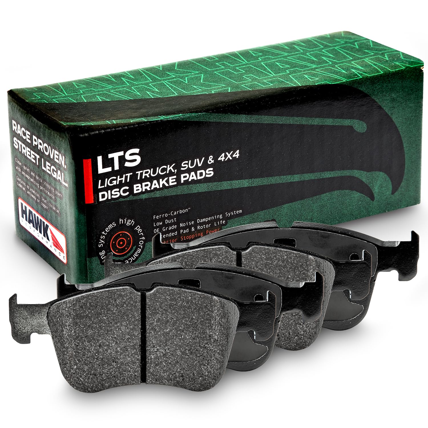 Hawk Performance LTS HB971Y.605 Light Truck and SUV Street Brake Pads