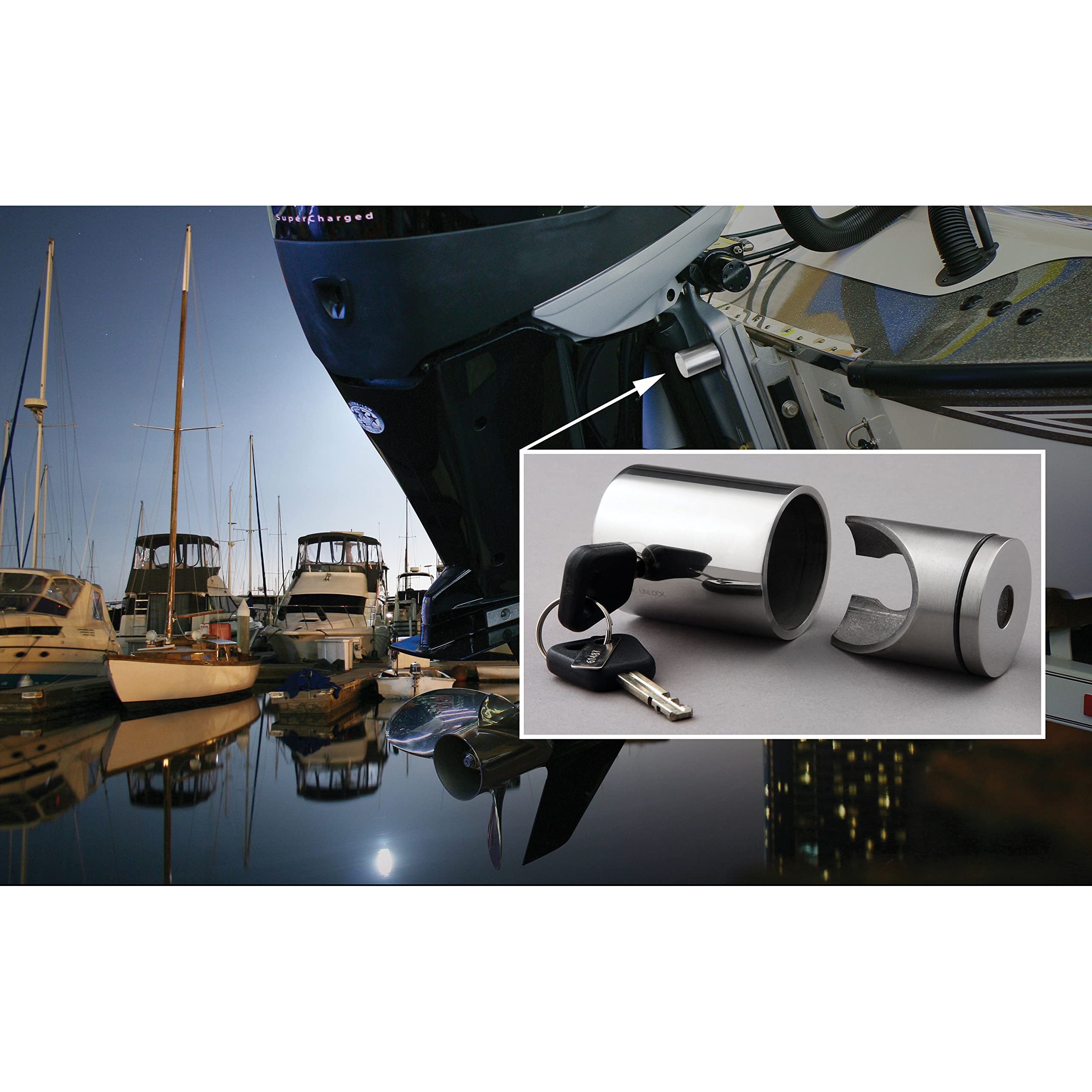 Marine Panther Round SS Lock/Panther Scm Motor Lock