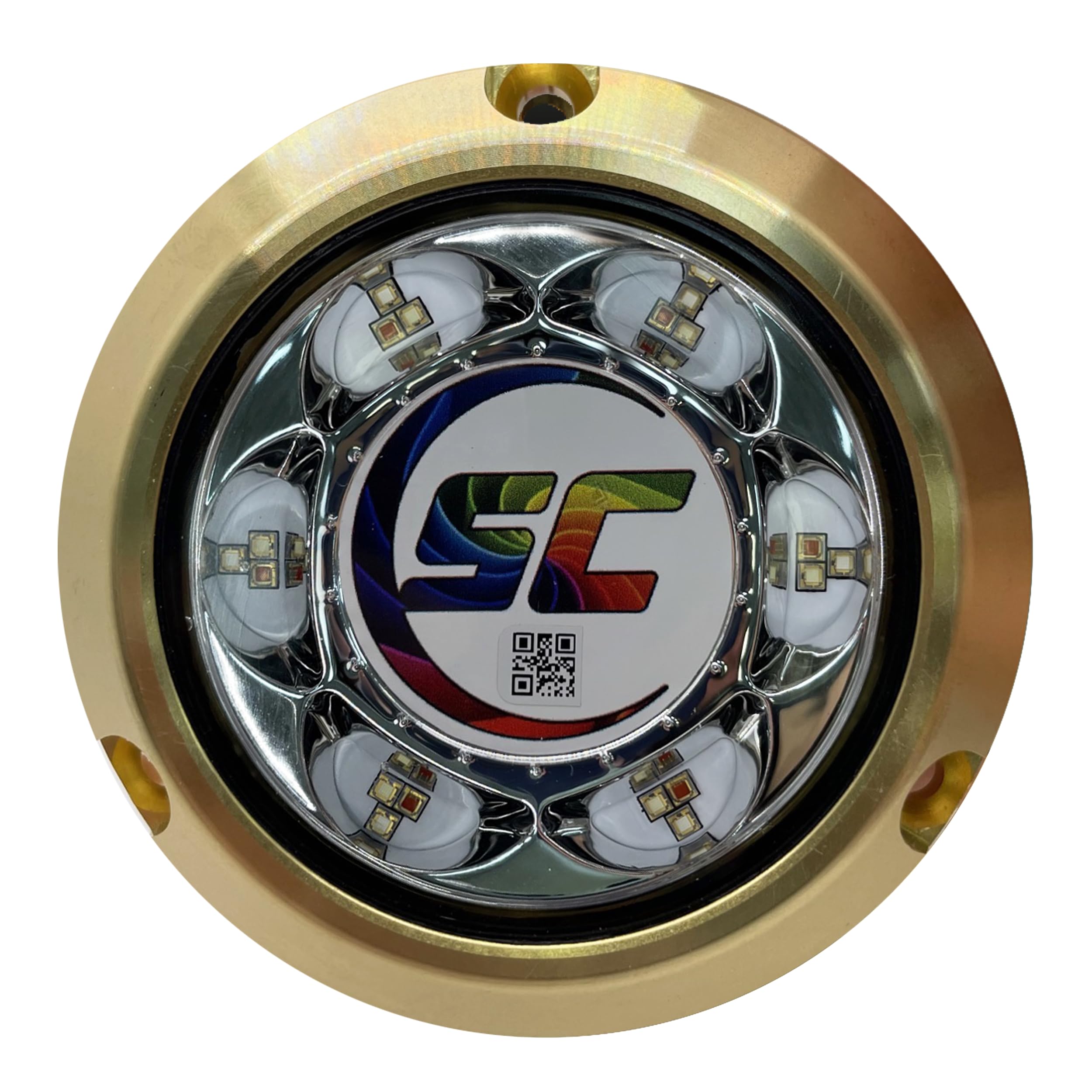 SC3 shadow-caster 3" Bronze LED Underwater Boat Light - Color-Changing (RGBW) - 24 Watts - Tempered Glass Lens