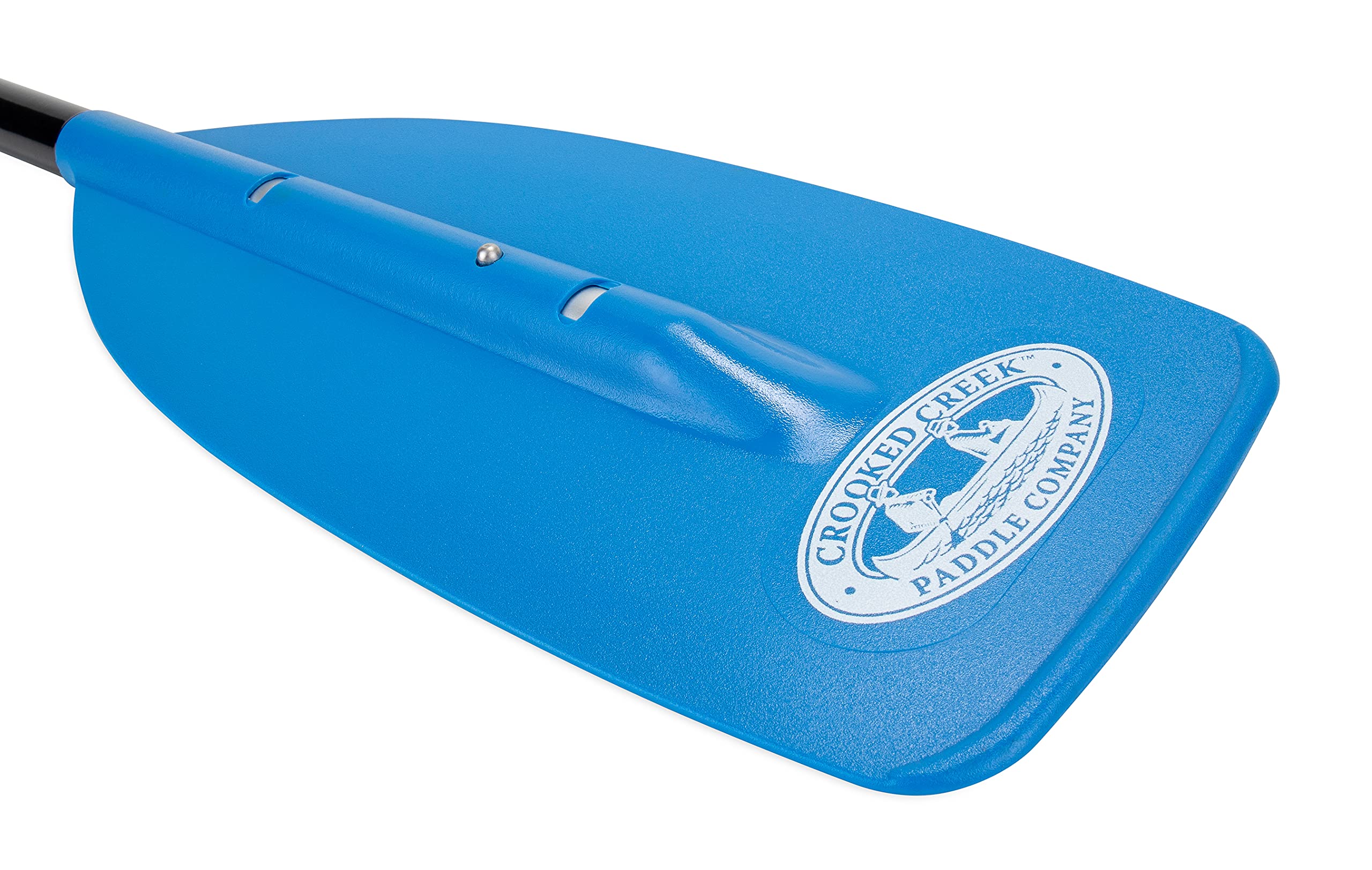5-foot Crooked Creek Synthetic Boat Paddle, Blue - Features a Hybrid Grip for Full Palm Support and More Natural Motion (50452)