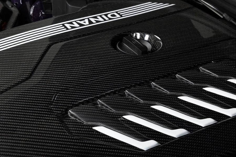 Dinan Carbon Fiber Engine Cover D590-0003 - Gloss