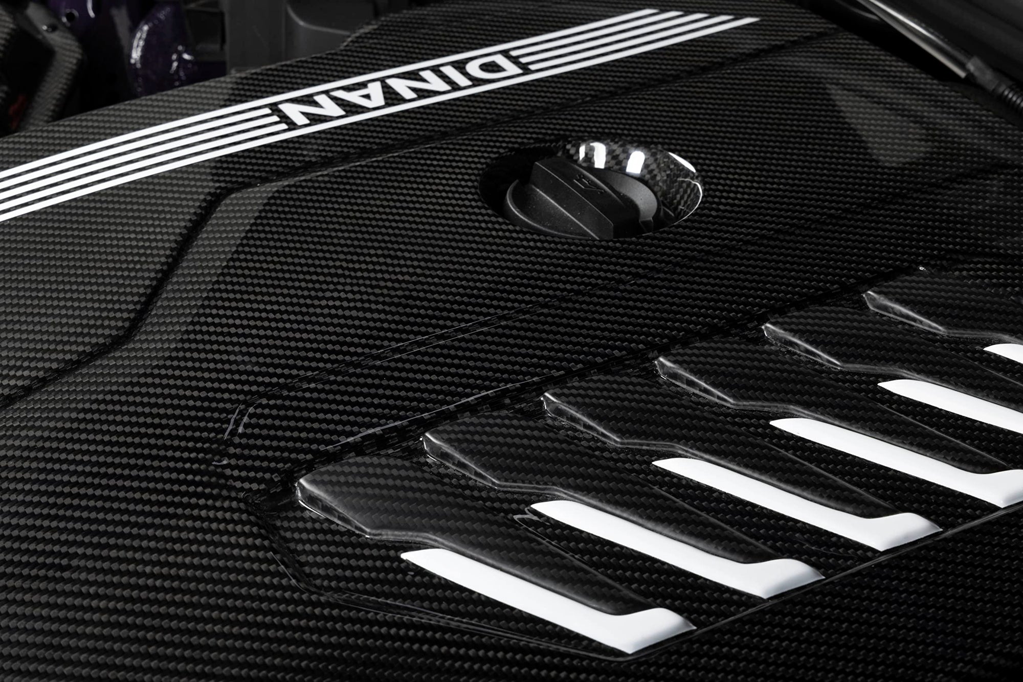 Dinan Carbon Fiber Engine Cover D590-0003 - Gloss