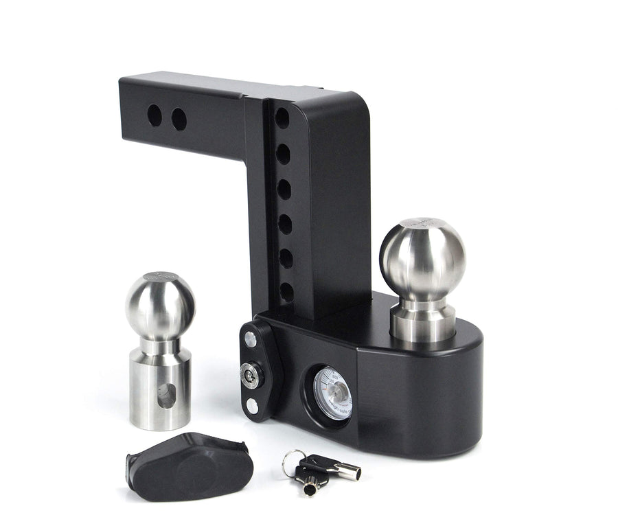 6in Weigh Safe Drop Hitch W/ 2in Shank (8k/10k Gtwr) - Black