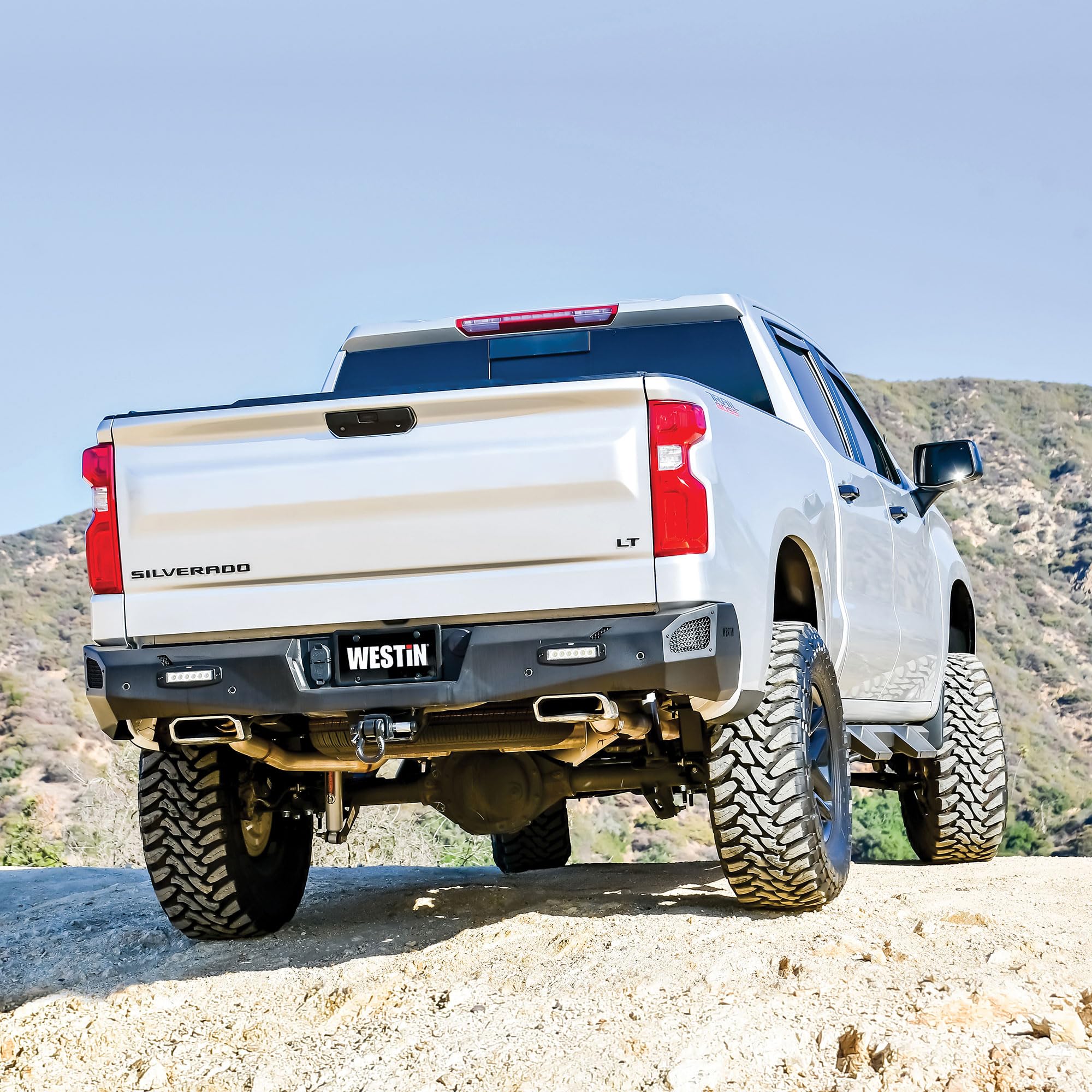 Westin Pro-Series 58-421215 Rear Bumper fits 2019-2026 Silverado Sierra 1500 (Exc 2019 LD Limited) 2020-2026 Silverado Sierra 2500 3500
