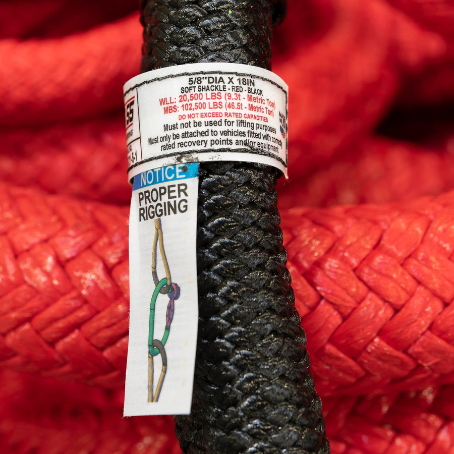 5/8" x 18" Factor 55 Extreme Duty Soft Shackle, 102,500 lbs. Minimum Breaking Strength