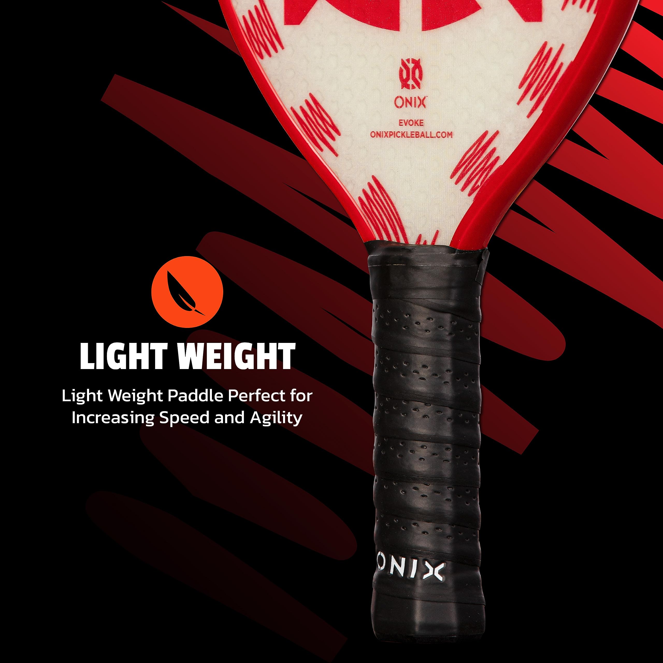 Onix Evoke XL Pickleball Paddles - Tear Drop, React, Inferno, Voyager, Summit