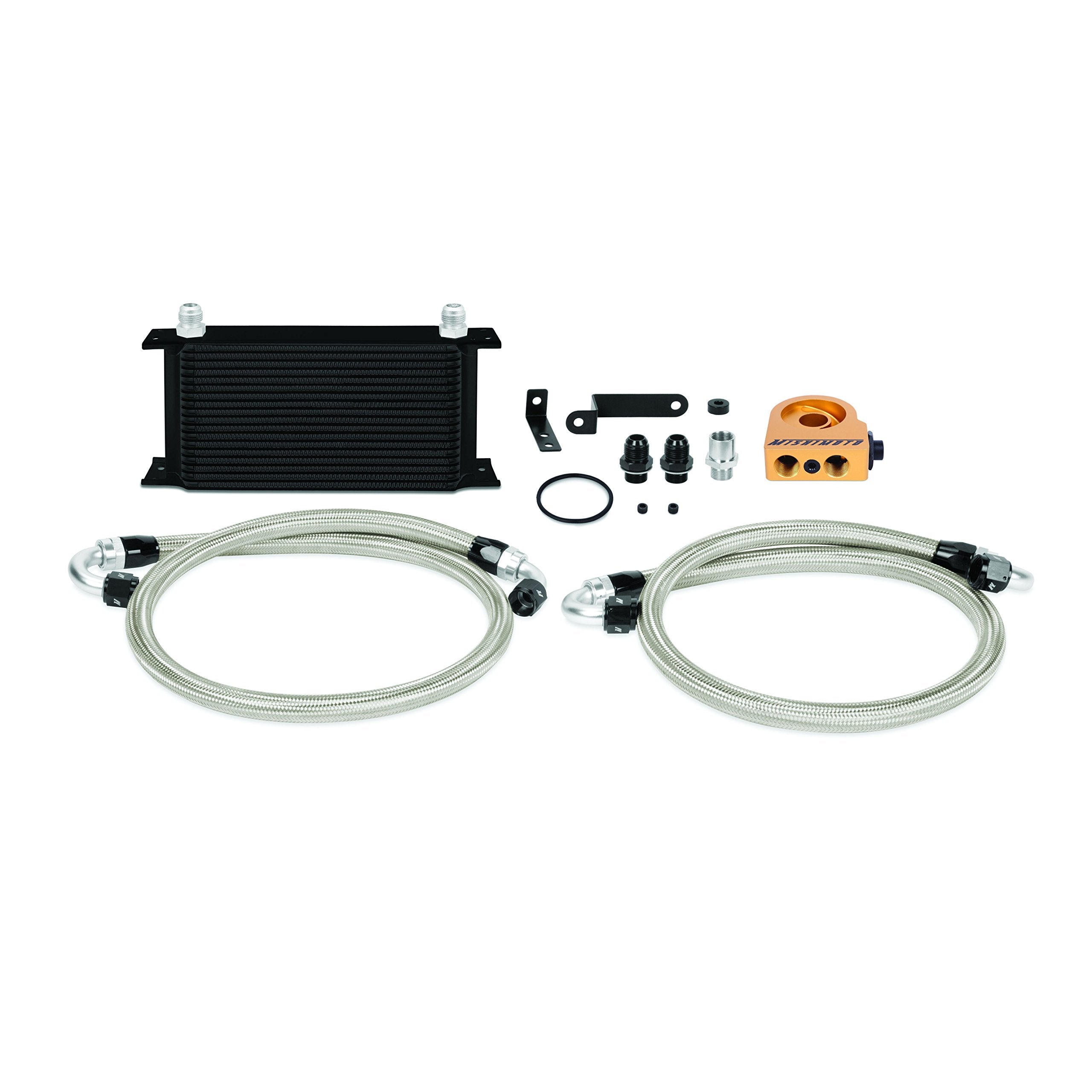 Mishimoto Oil Cooler Kit MMOC-STI-08TBK Thermostatic Fits Subaru STI/WRX 2008-2014 Black