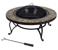 Juniper Pleasant Hearth Slate Top Fire Pit