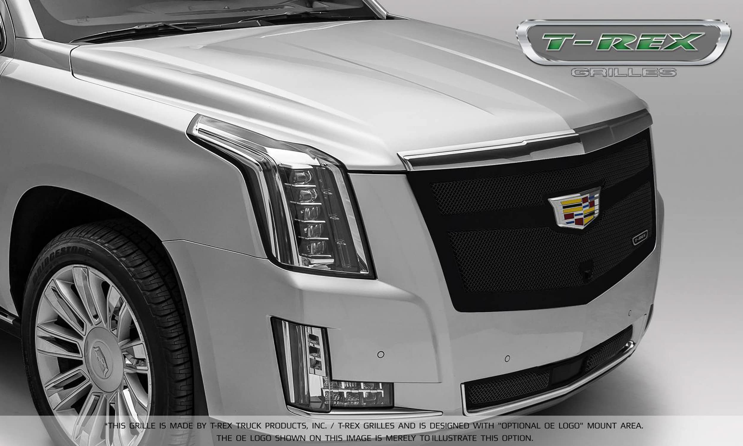 2015 Escalade T-Rex Grilles Upper Class Series Main Grille, Black, 1 Pc, Replacement - PN #51183