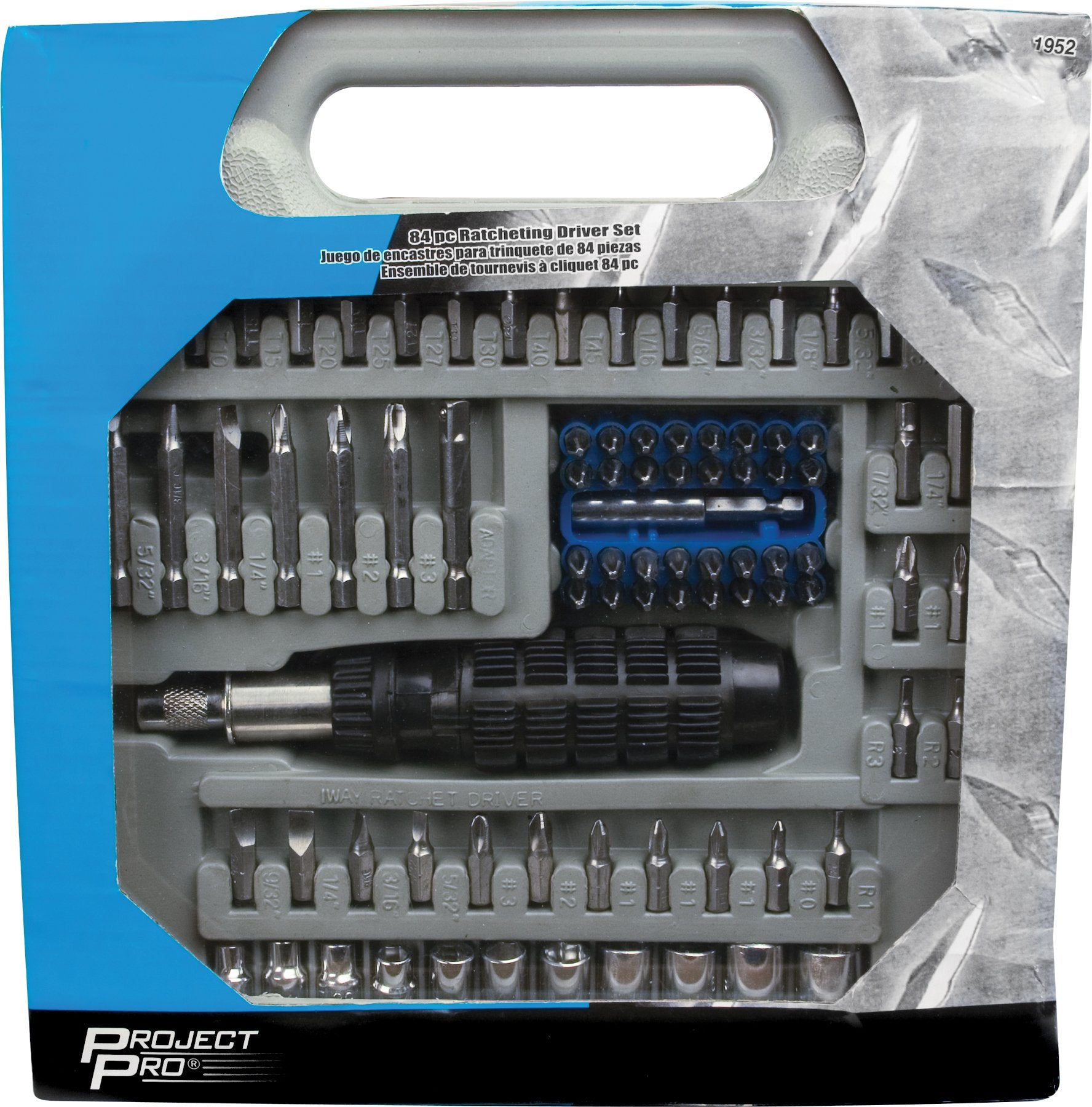 84-Piece Performance Tool Ratcheting Driver Set