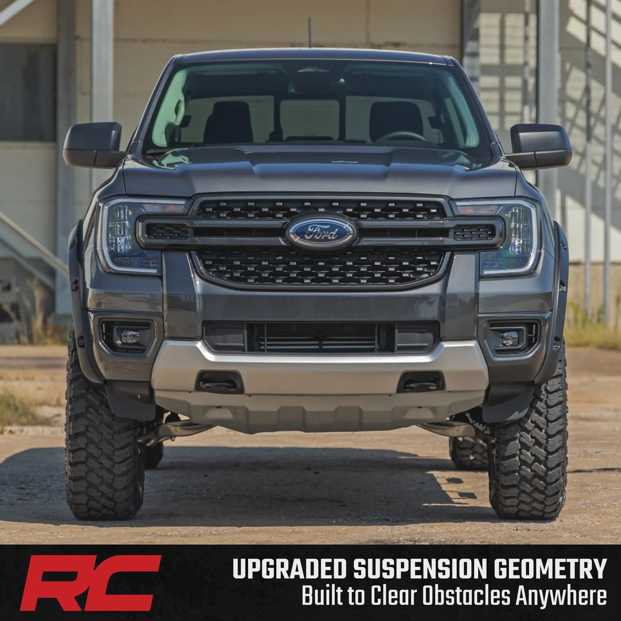 3.5" Lift Kit Rough Country with N3 Shocks for Ford Ranger 4WD (2024-2025) - Increased Ground Clearance, Aggressive Stance, Easy Bolt-on Installation