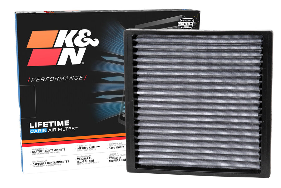 Cabin Air Filter K&N LIFETIME: Premium, Washable, Clean Air for your Cabin: Compatible with 1999-2023 Dodge/Pontiac/Subaru/Toyota: Dart, Vibe, Liberty, Tacoma, Voltz, VF2005
