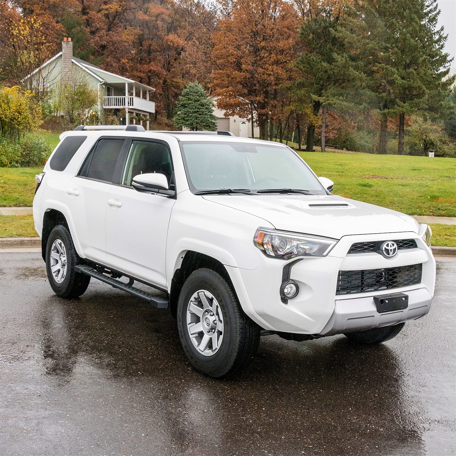 Toyota 4Runner ARIES 2074150 Black Steel Rocker Step Guard Running Boards, Select