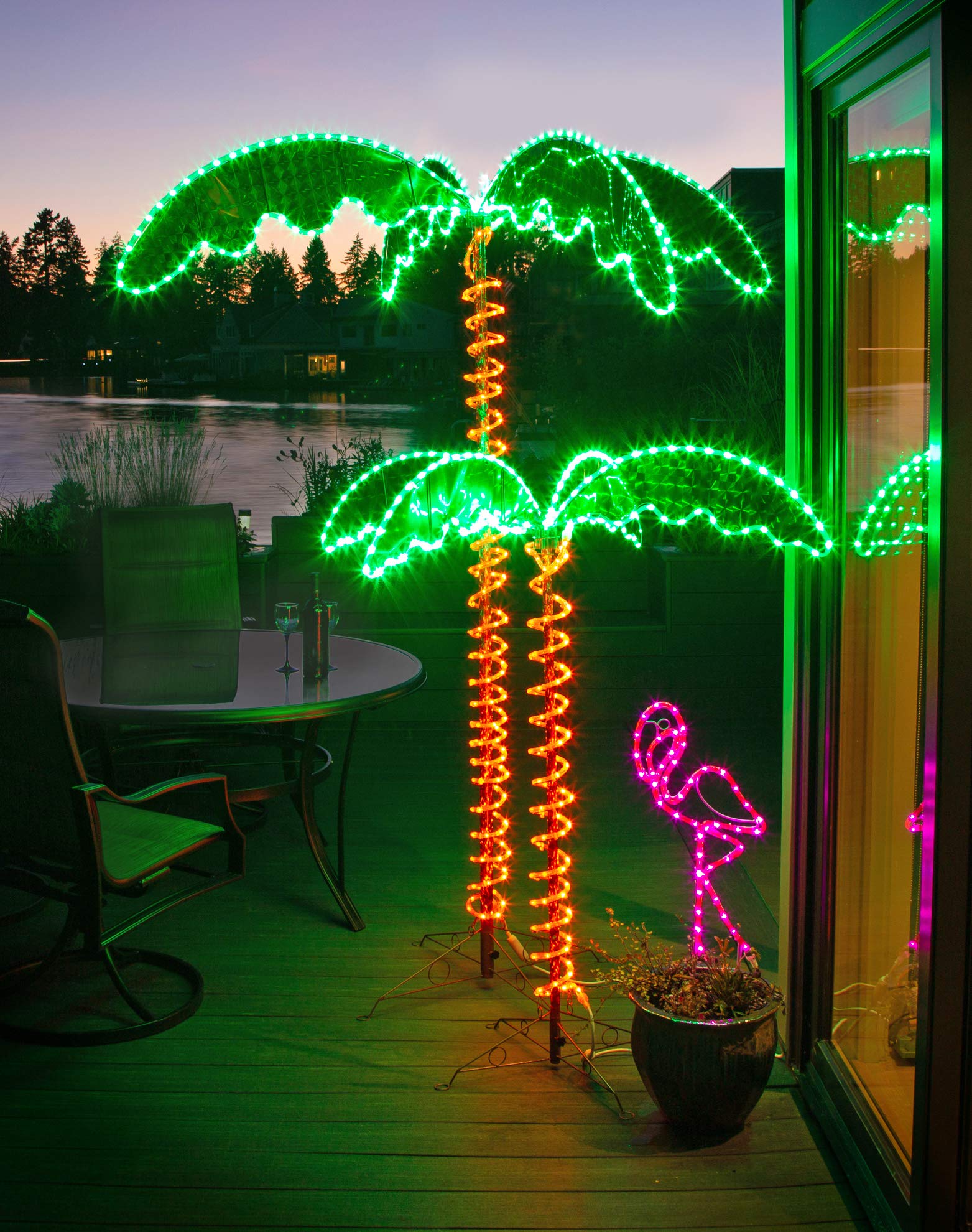 4.5 Led Faulkner Furniture Palm Tree 120v Yard Light