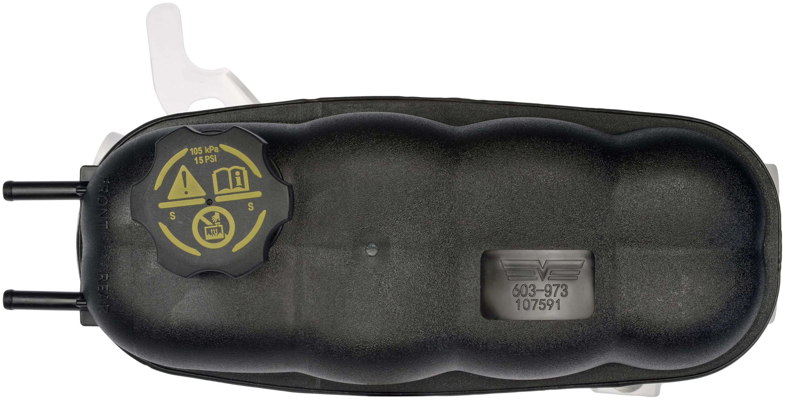 Dorman Front Pressurized Coolant Reservoir 603-973 with Cap Compatible with Select Cadillac / Chevrolet / GMC Models