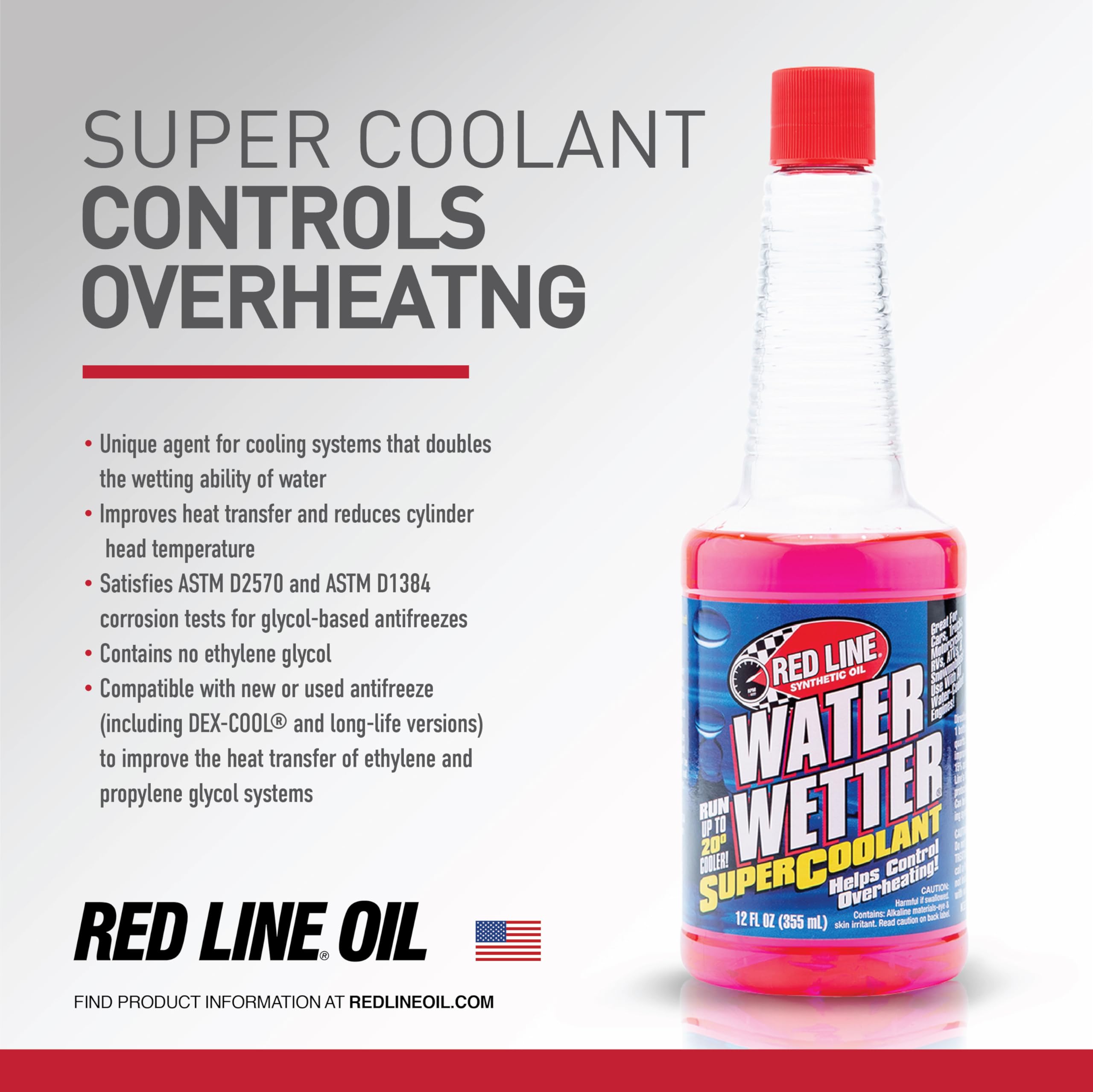 WaterWetter Red Line Super Coolant - 12 Ounce