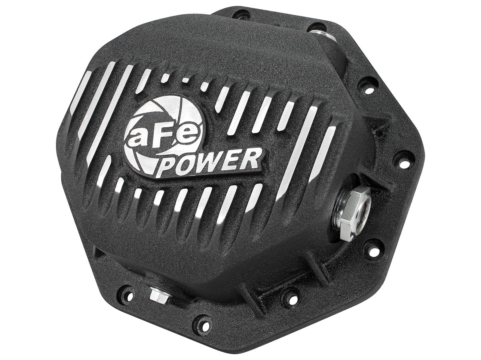 aFe POWER Rear Differential Cover Pro Series Black w/Machined Fins - #46-70272 - Dodge 1500 94-18/ RAM EcoDiesel 14-22 (Corporate 9.25-12)