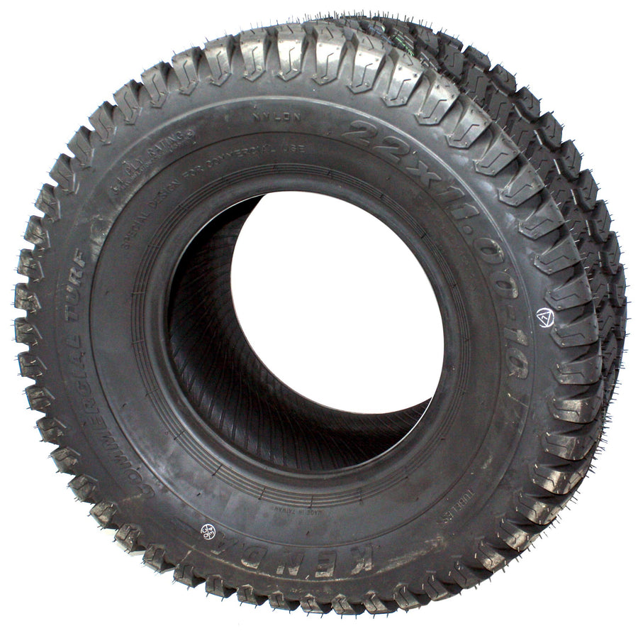 Kenda 22x11.00-10 K513 4 Ply Tubeless Commercial Turf Lawn Mower Tire