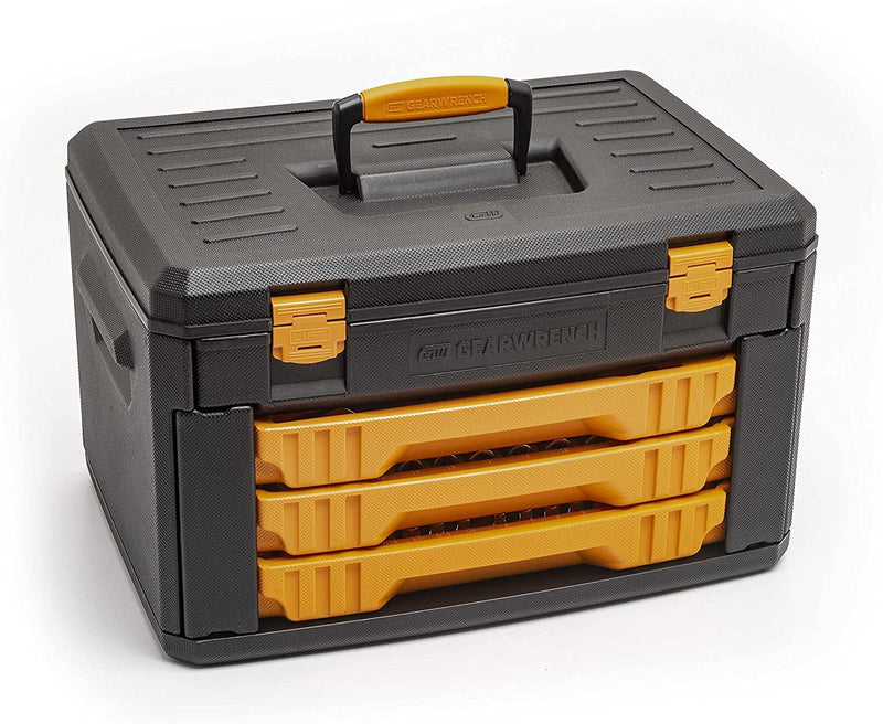 3 Drawer Storage Box GEARWRENCH 219 Pc. Mechanics Tool Set - 80940