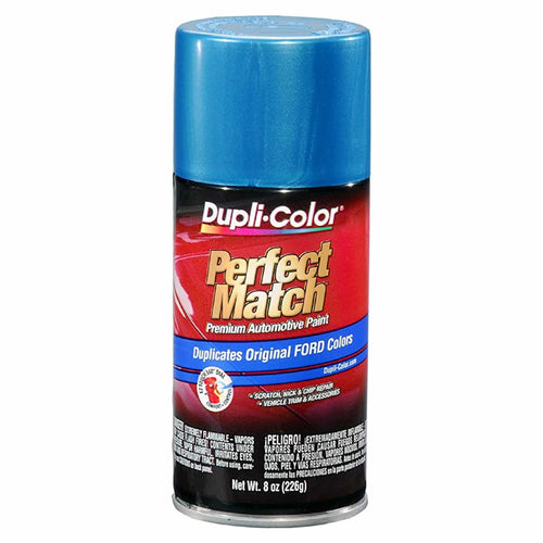 Dupli-Color EBFM03827 Automotive Spray Perfect Match, Ford Medium Blue Metallic, 3P – 8 oz. Aerosol Can