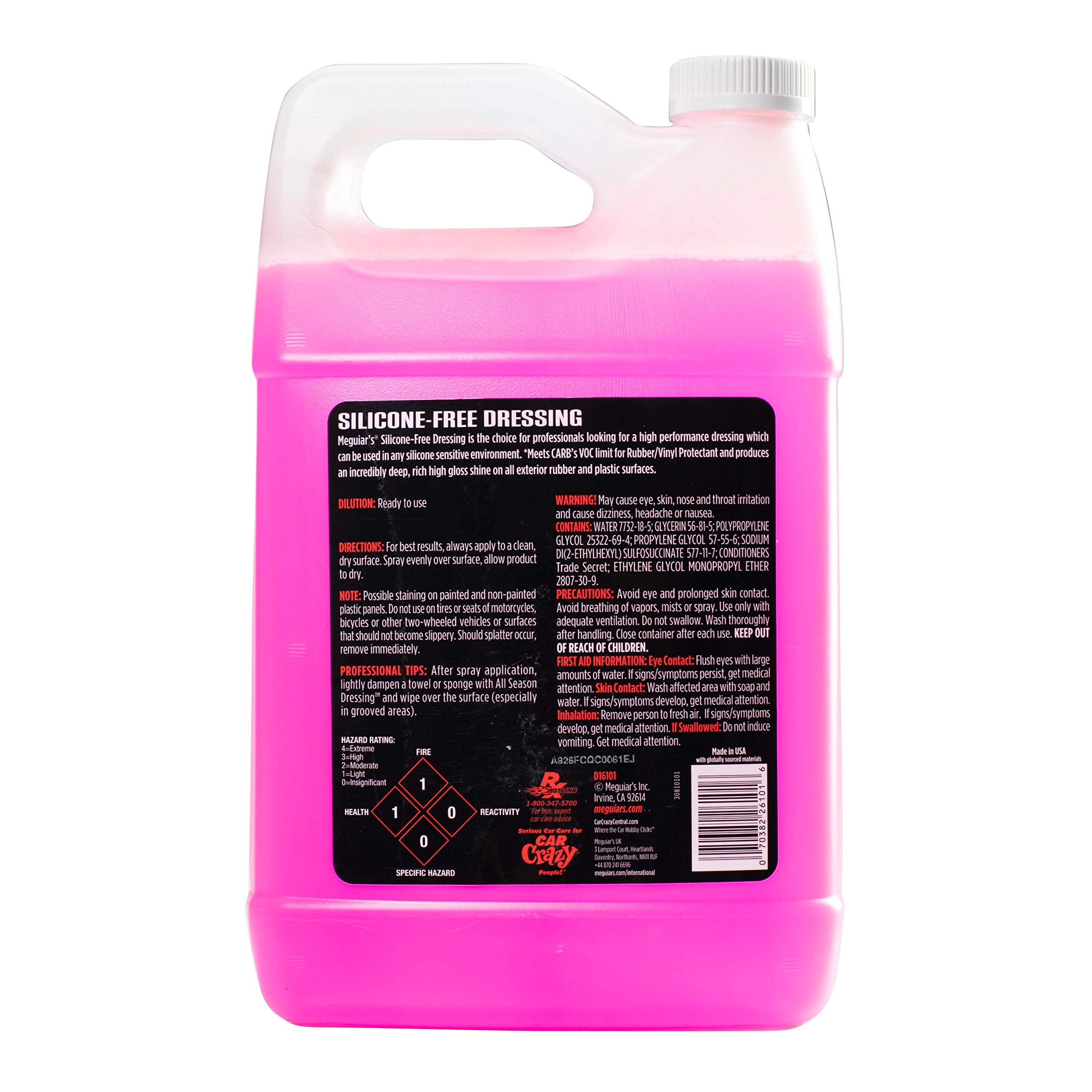 D16101 Meguiar's Silicone-Free Dressing - 1 Gallon