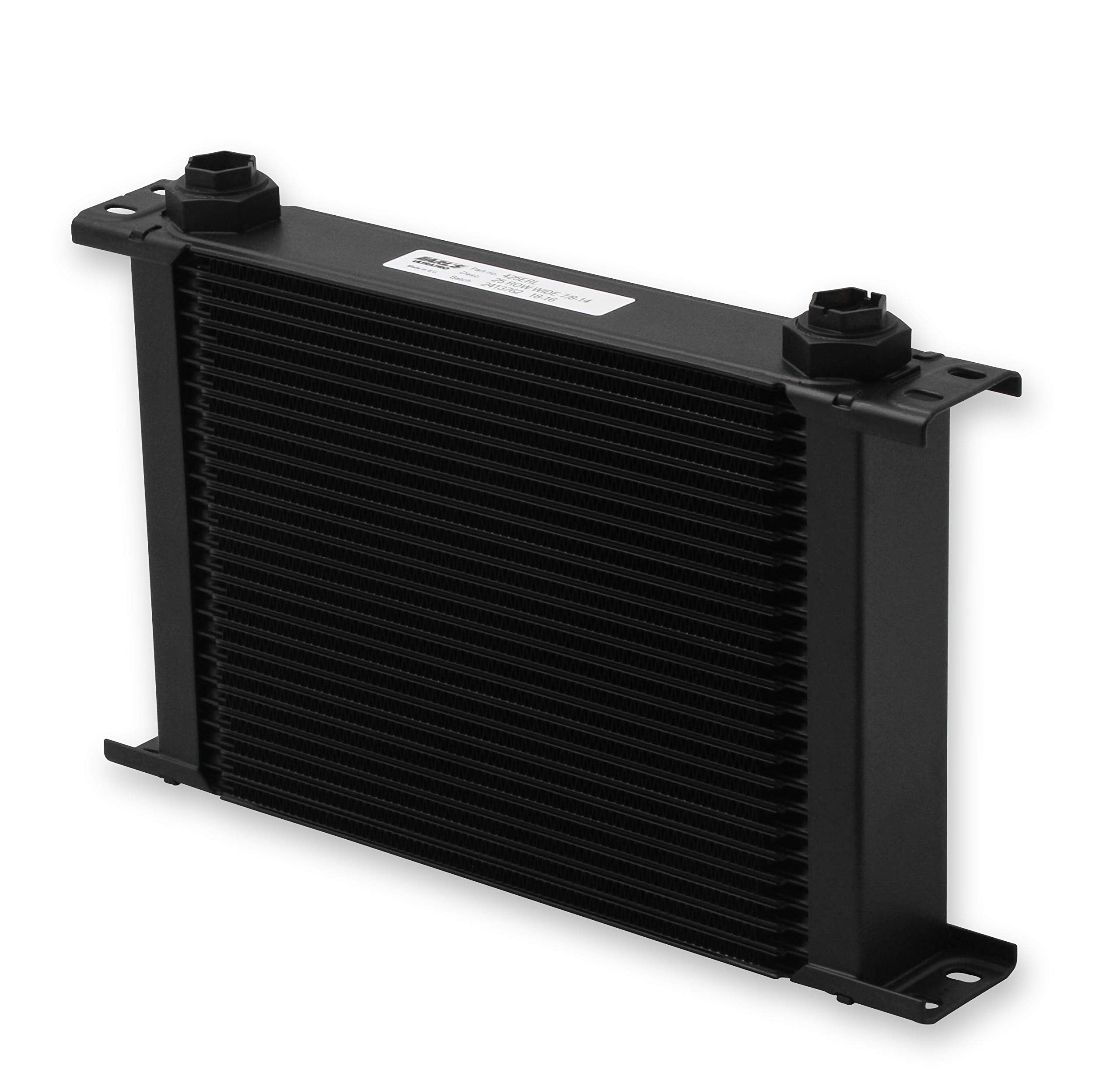 UltraPro Earl's 425ERL Oil Cooler - Black - 25 Rows - Wide Cooler - 10 O-Ring Boss Female Ports