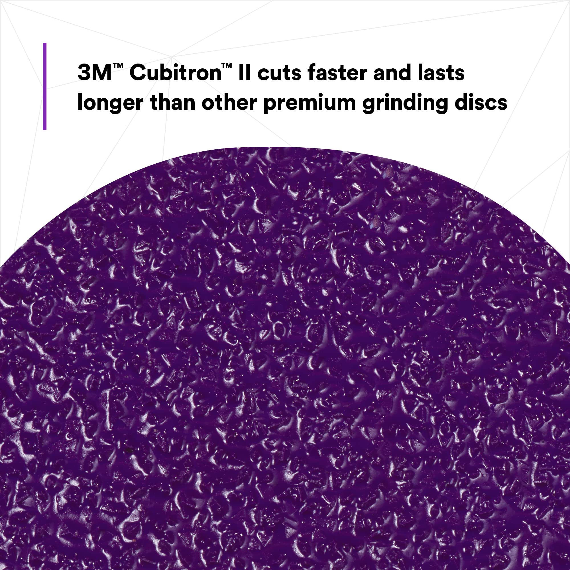 3M Roloc Cubitron II Fibre Disc, 786C, 33389, 3 in, 36+ Grit, 15 Pack, High Performance, Fast Cutting, Long Lasting