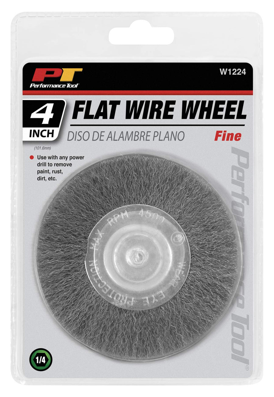 4-Inch Performance Tool W1224 - Fine Wire Wheel