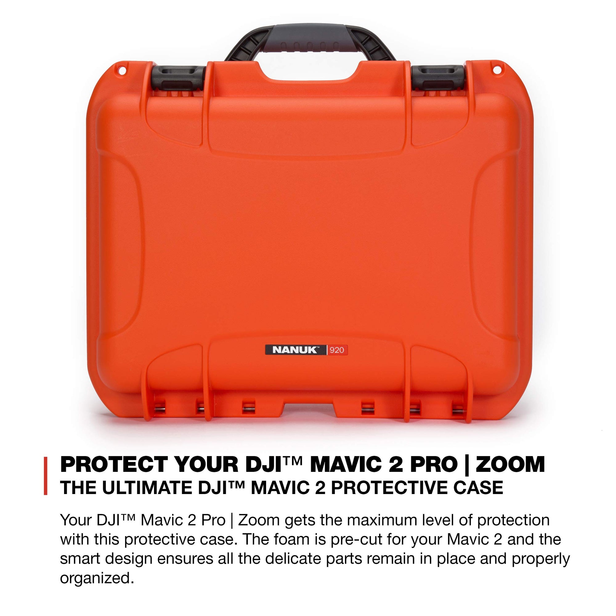 Nanuk Case for DJI Mavic 2PZ w/foam insert - Orange 920-MAV2PZ3