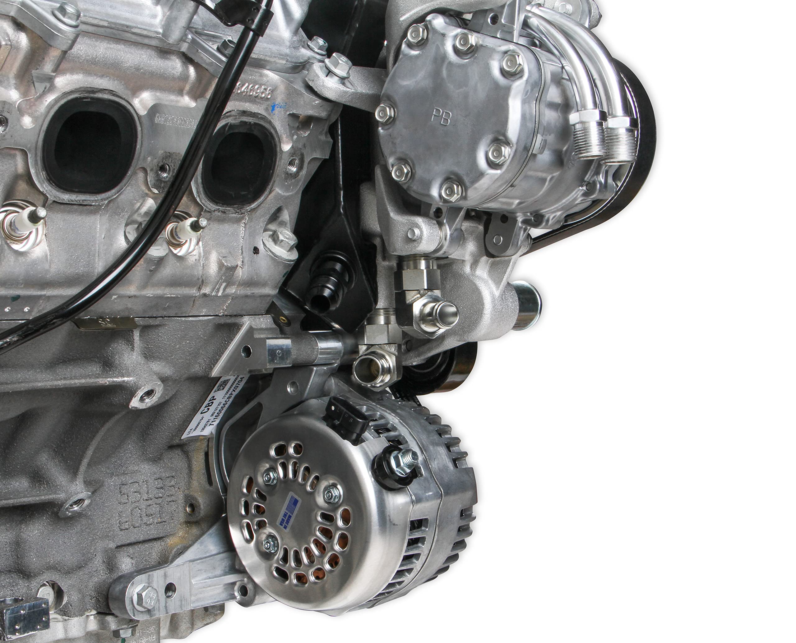 Premium Holley Mid-Mount Complete Accessory System for GM Gen V LT4 Dry Sump Engines 20-221BK