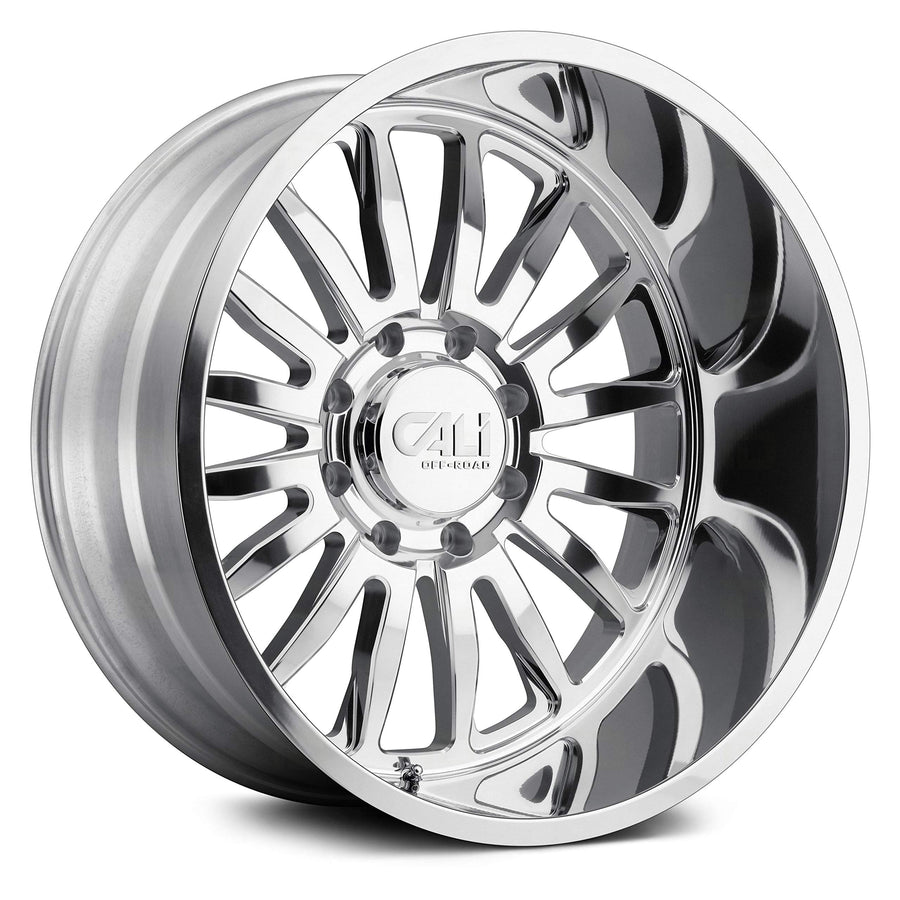 SUMMIT CALI OFF-ROAD Polished Wheel with Painted (0 x 12. inches /8 x 165 mm, -51 mm Offset)