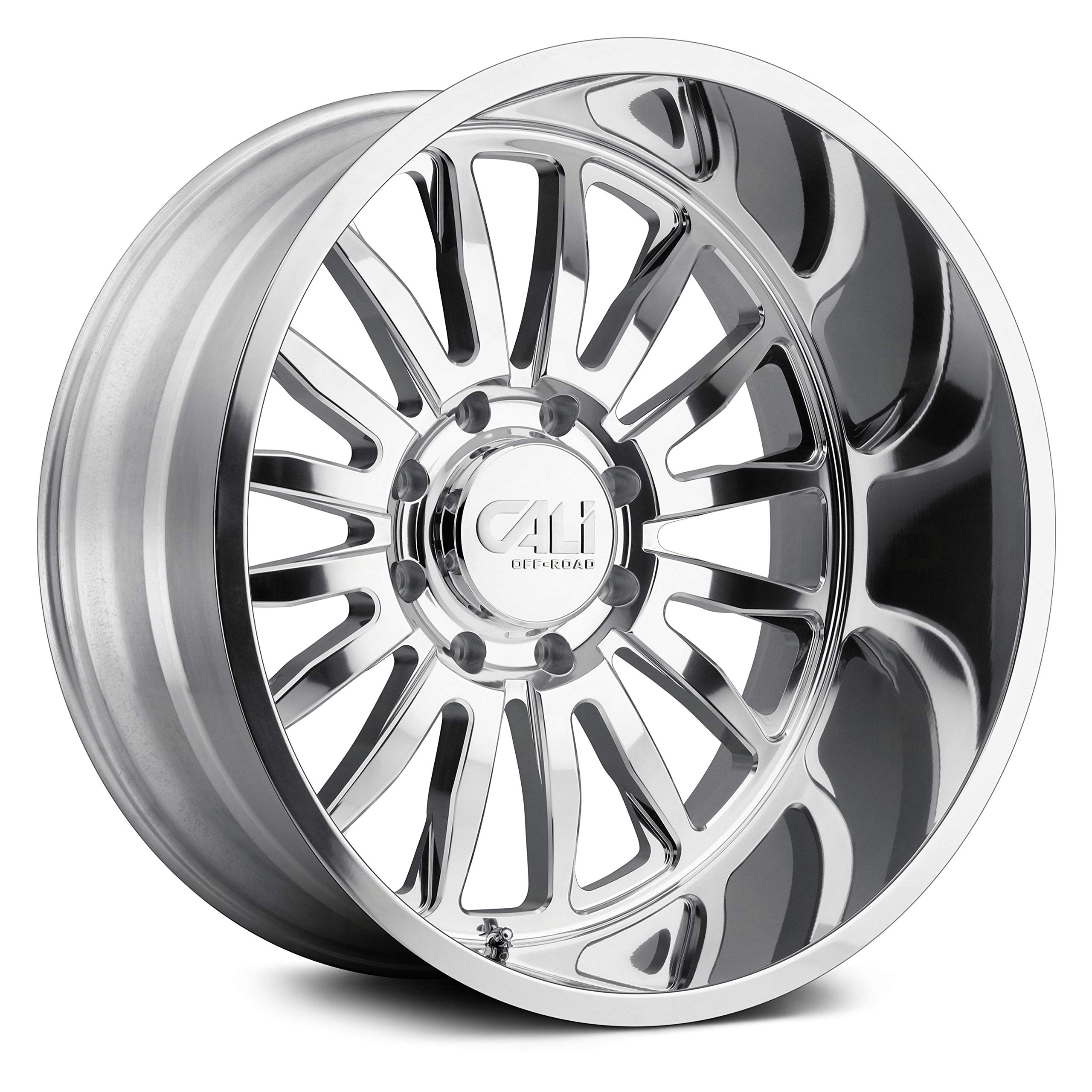 SUMMIT CALI OFF-ROAD Polished Wheel with Painted (20 x 10. inches /8 x 165 mm, -25 mm Offset)