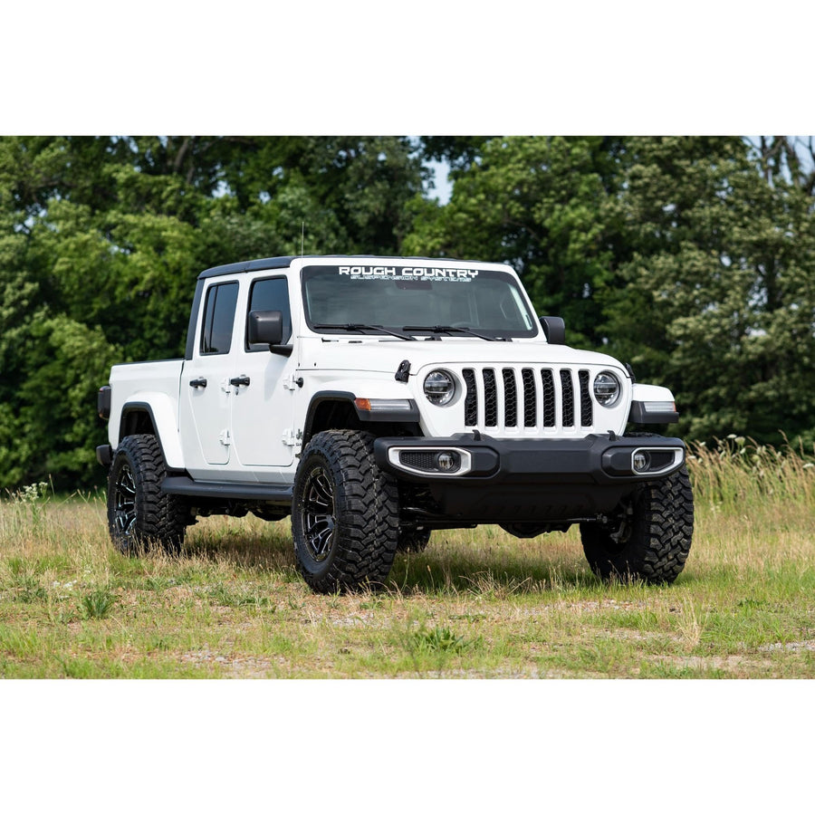 2.5 Inch Rough Country Leveling Kit for Jeep Gladiator JT (2024-2025) - No Shocks, Fits Up to 35" Tires, Easy Bolt-on Install