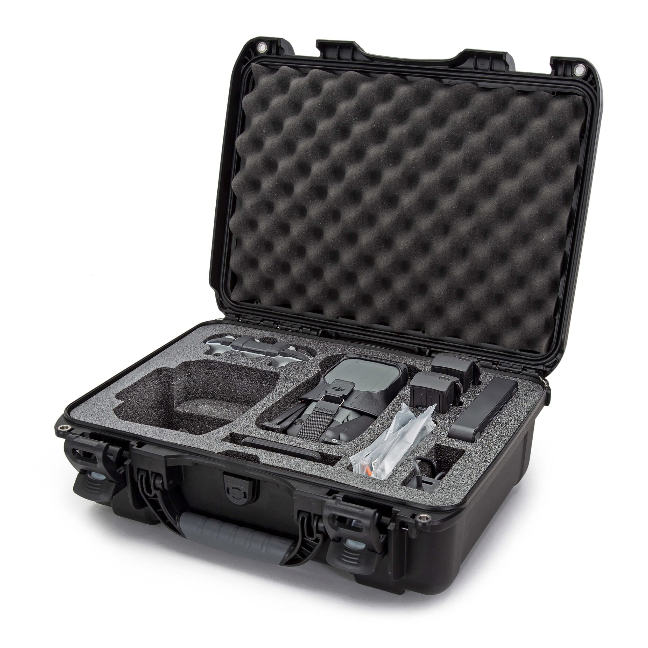 Nanuk Waterproof Hard Case 925 with Foam Insert for DJI Mavic 3 & Mavic 3 Classic - Fly More/Cine Premium Combo - Black