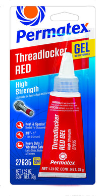 High Strength Permatex Threadlocker Red Gel, 35g