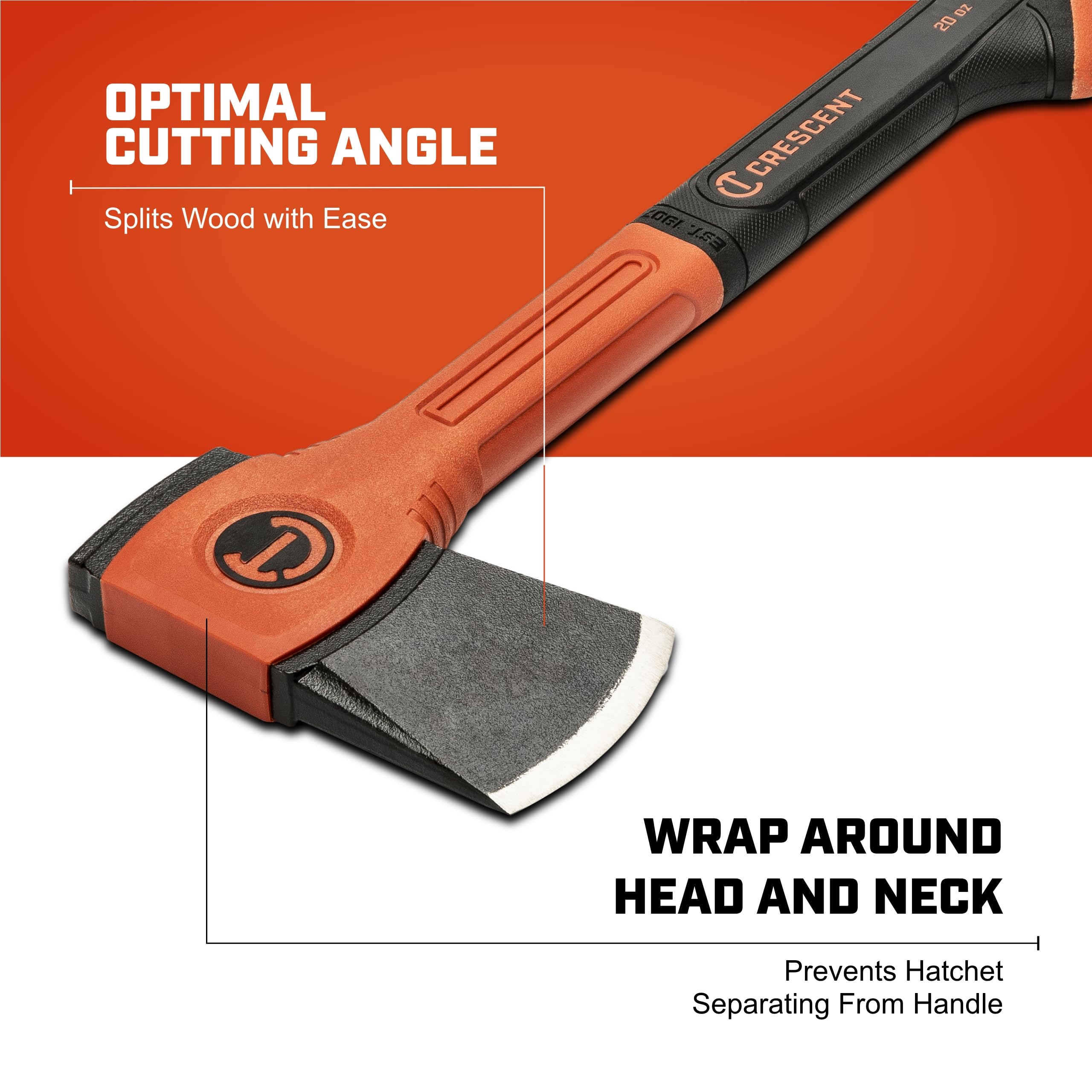 Crescent Tools - 20 Oz. Fiberglass Hatchet (CFHATCH20) Crescent