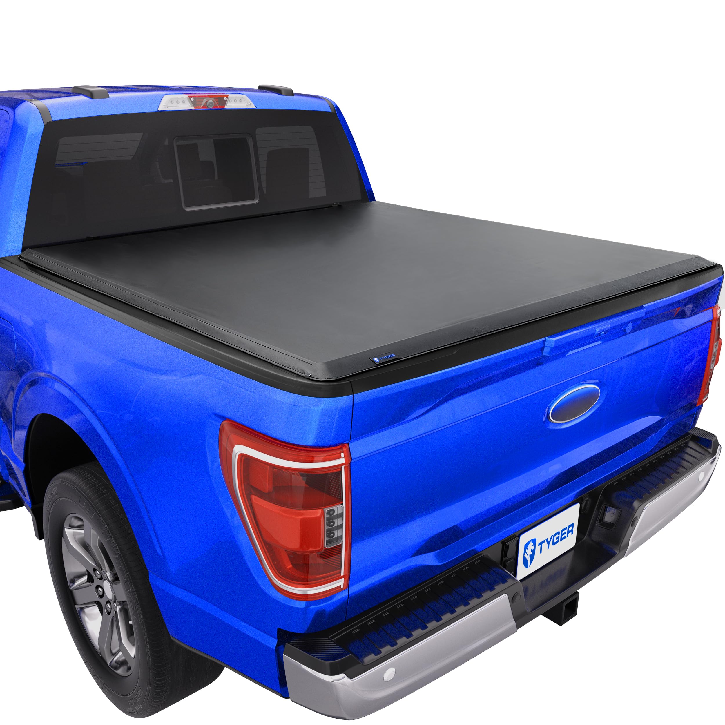 Tyger Auto T1 Truck Bed Soft Roll-up Tonneau Cover Compatible with 2021-2026 Ford F-150; Lightning | 5.5' (67") Bed | TG-BC1F9064