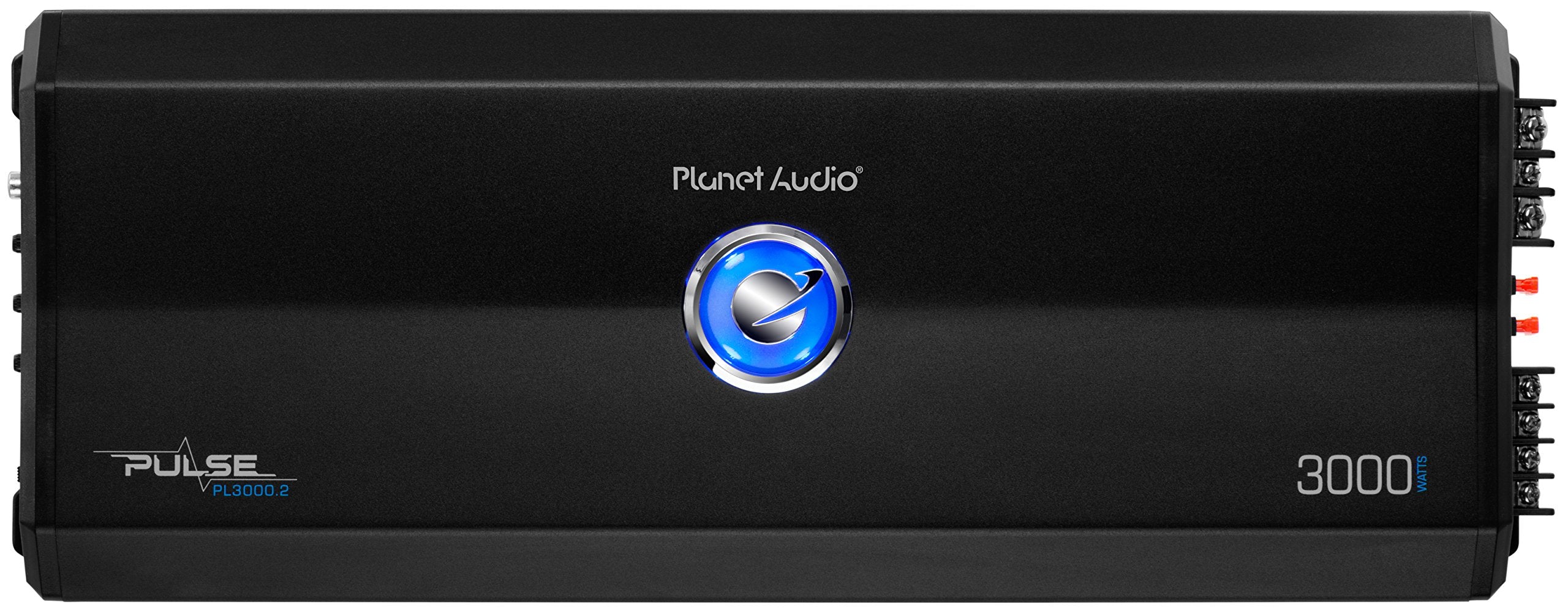 Planet Audio 2 Channel Car Amplifier PL3000.2 - 3000 High Output, High/Low Level Inputs, High/Low Pass Crossover, Hook Up to Subwoofer for Bass