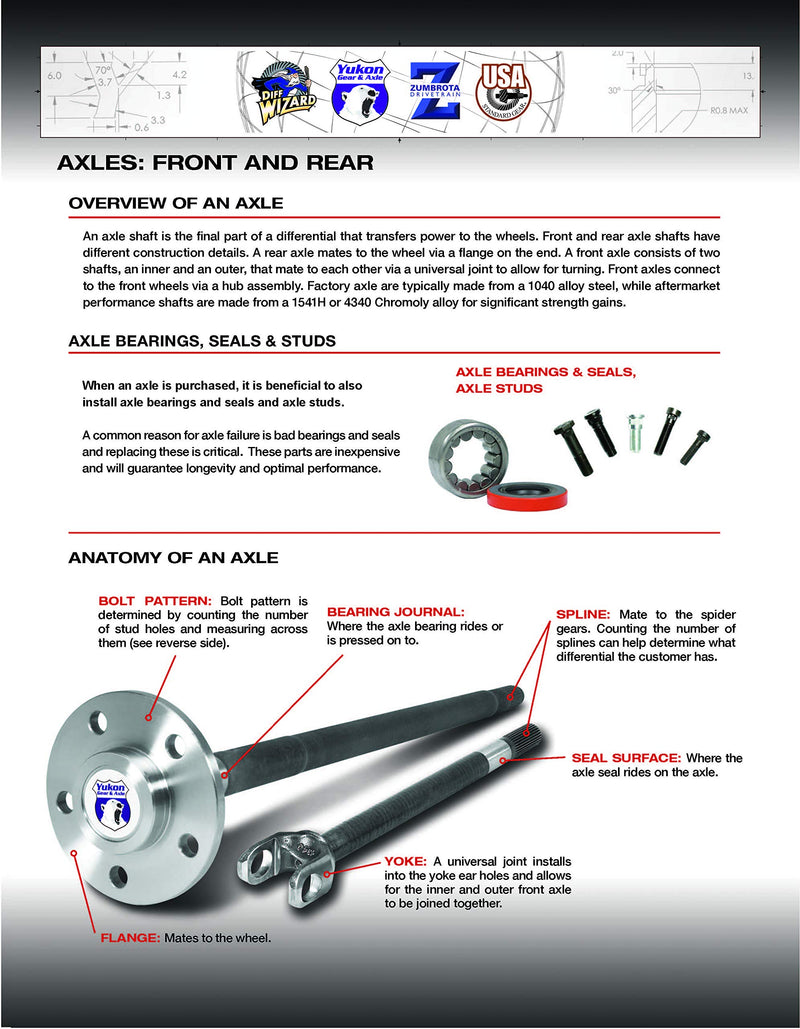 Axle USA Standard for '91-'96 Caprice & '91-'93 Impala