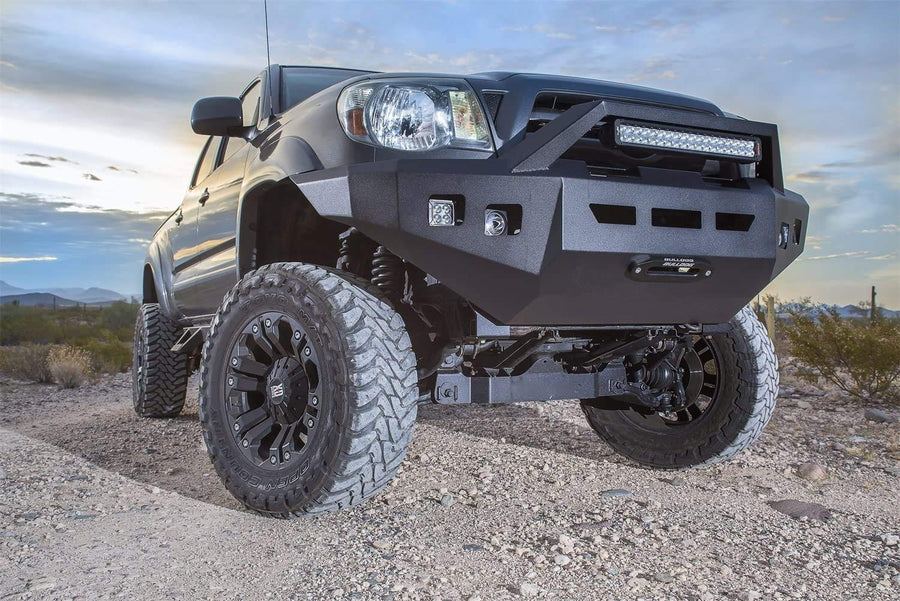 Alumilite Front Winch Bumper Compatible with 2005-2015 Toyota Tacoma ICI Aluminum Bumpers