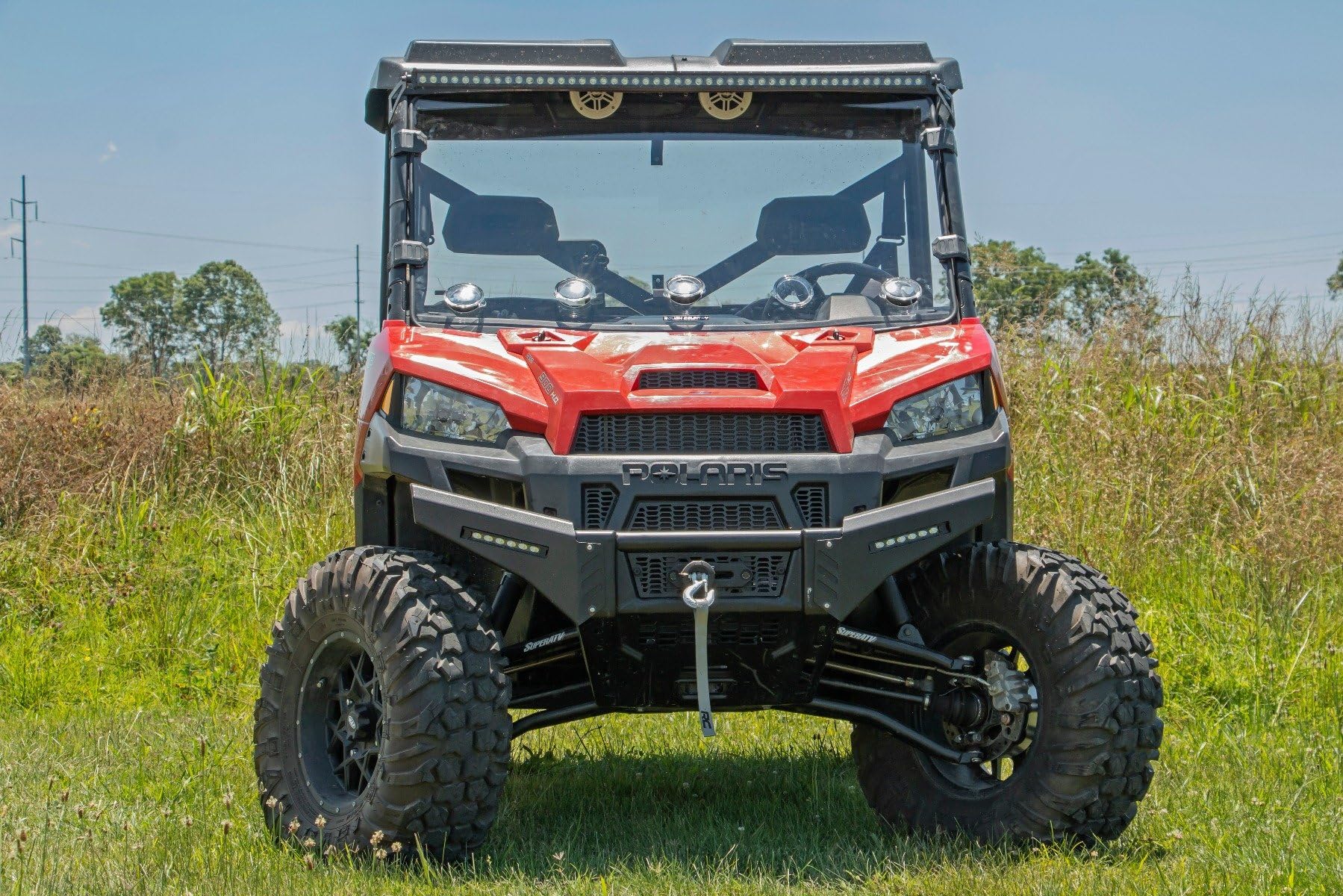 Full Vented Windshield Rough Country for Polaris Ranger - 98232010