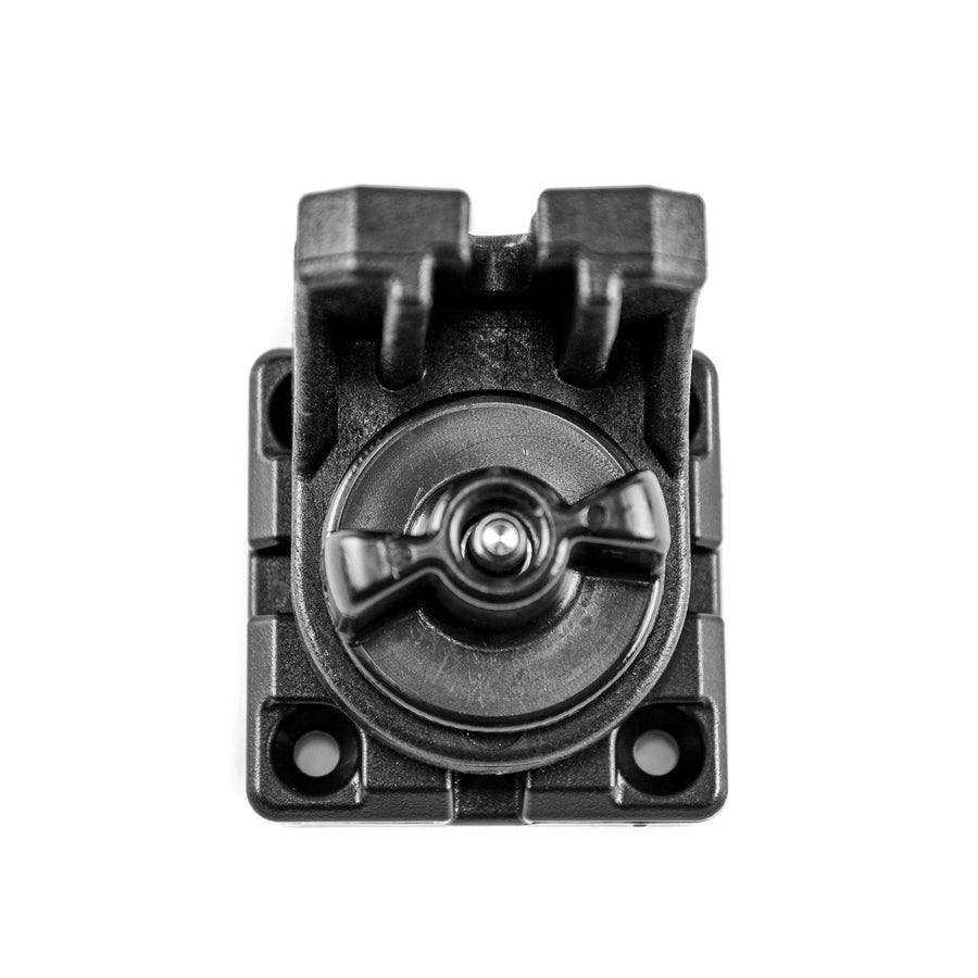 Yak Attack MightyMount GridLoc with 90° Adapter | Vertical Mount Base for VISICarbon Pro, PanFish Pro & LockNLoad Accessories | Fits BlackPak Pro GridLoc Platform & Kayak Installs | Made in USA