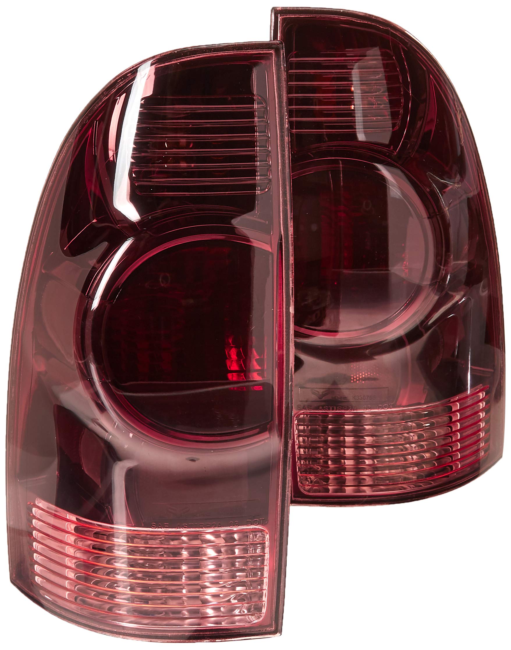 Tail Light Xtune ALT-JH-TTA05-OE-RSM (Toyota Tacoma 05-08 (don't fit Built After 04/2008 Production Date) OEM Style s - Red Smoked)